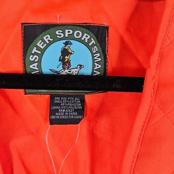Master Sportsman Rugged Outdoor Gear Orange Hunting Safety Size One Size All - Picture 2 of 6